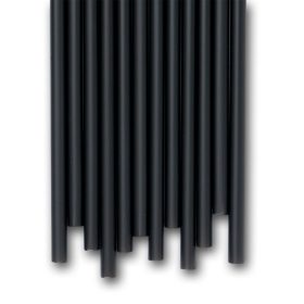 Szívószál BIO fekete 8mm 23cm 300 db/csomag 2400db/karton