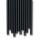 Szívószál BIO fekete 8mm 23cm 200 db/csomag 2400db/karton