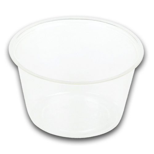 Naturesse PLA egy adagos tálka, átlátszó (ø 7,0 x 4,7 cm; 120 ml) 100db/csomag 2000db/karton