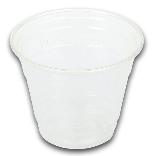 Naturesse PLA desszertes pohár, átlátszó (ø 9,6 x 7,5 cm; 250 ml) 50db/csomag 1200db/karton