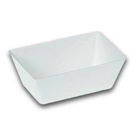   Naturesse cukornádrost desszertes tál, fehér (12,0 x 8,0 x 4,5 cm; 300 ml) 100db/csomag 600db/karton