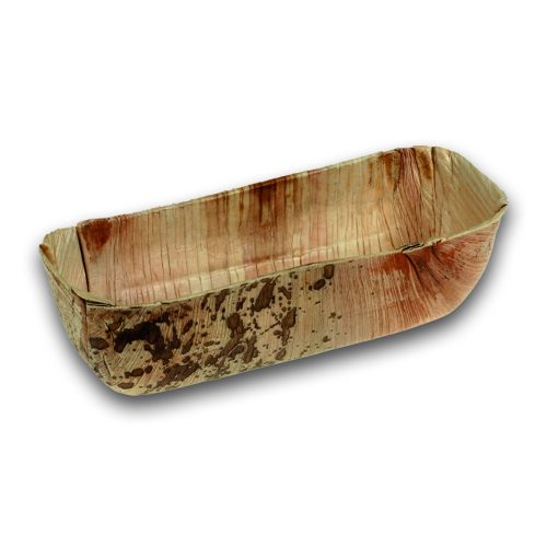Naturesse pálmalevél tál (18,0 x 8,5 x 4,5 cm; 260 ml) 25db/csomag 300db/karton