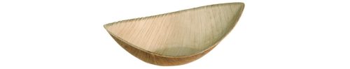 Pálmalevél szószos tál, hajó formájú 40 ml - Naturesse *10758