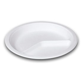   Naturesse cukornádrost kerek tányér, fehér (ø 26,0 x 2,5 cm; 2-részes)  50db/csomag 500db/karton