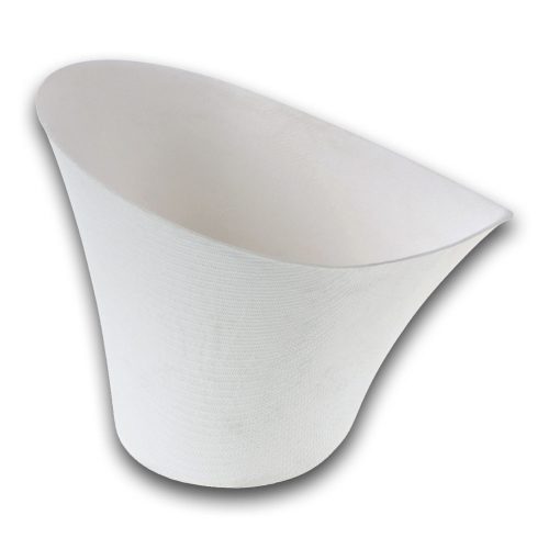 Naturesse cukornádrost desszertes tál, fehér (12,0 x 9,0 x 8,0 cm; 150 ml) 50db/csomag 400db/karton