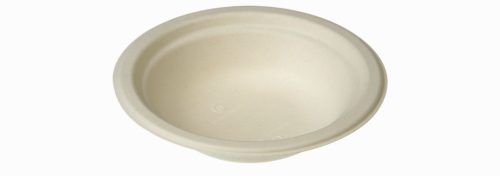 Cukornád tányér leveses 680 ml (19,5 x 4,0 cm, perem nélkül), fehér - Naturesse *12701