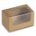 Naturesse papír elviteles doboz PLA bevonattal és PLA ablakkal, barna (12,5 x 7,7 x 7,2 cm) 25db/csomag 500db/karton