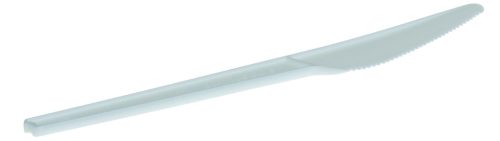 Kés 16,5 cm, anyaga: CPLA,  fehér - Naturesse - kifutó termék *14161