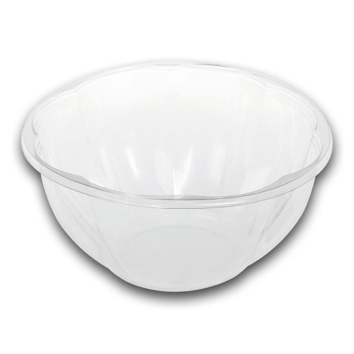Naturesse PLA virág formájú tál, átlátszó (ø 17,0 x 7,1 cm; 720 ml) 50db/csomag 300db/karton