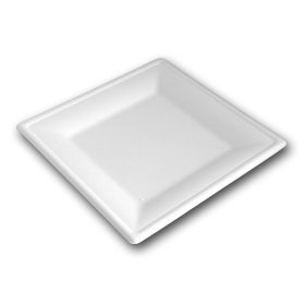   Cukornád szögletes tányér 20x20 cm 50db/csomag 500db/karton