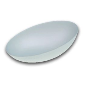   Naturesse cukornádrost ovális tál, fehér (8,0 x 5,4 x 1,0 - 2,7 cm) 100db/csomag 2400db/karton