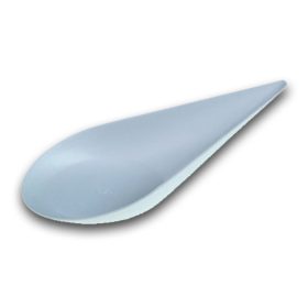   Naturesse cukornádrost csepp formájú tál, fehér (10,5 x 5,2 x 0,5 - 2,0 cm) 100db/csomag 2400db/karton