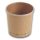 Naturesse papír leveses tál PLA bevonattal, barna (ø 9,0 x 8,0 cm; 345 ml) 25db/csomag 500db/karton