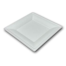   Cukornád szögletes tányér 26x26 cm 50db/csomag 500db/karton