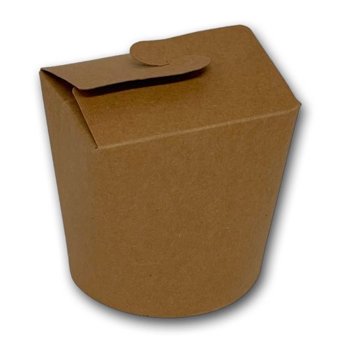 Tésztás doboz, kraft papír, 500 ml, 50db/csomag 5000db/karton