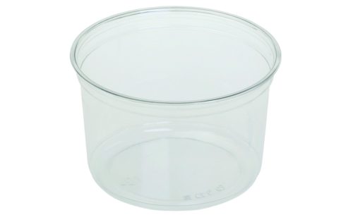 Salátás tál PLA, 350 ml (12,1 x 5,1 cm), átlátszó - Naturesse - kifutó termék *16405