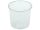 Salátás tál PLA, 500 ml (12,1 x 7,3 cm), átlátszó - Naturesse *16406