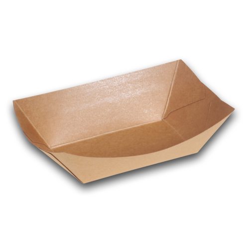 Naturesse kraft hajó PLA bevonattal, barna (8,5 x 5,1 x 3,6 cm; 200 ml) 250db/csomag 1000db/karton
