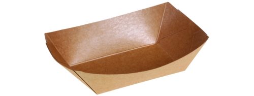 Street food csónak 400 ml (10,7 x 6,9 x 4,1 cm) PLA bevonatttal - Naturesse *16530