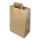 Szalagfüles papírtáska, barna 18x8x22 cm 250db/csomag 250db/karton