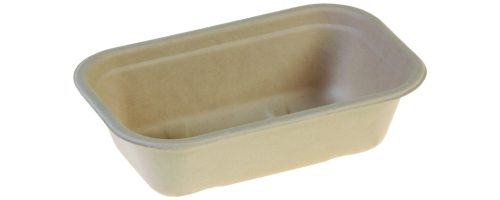 Cukornád elviteles tál (20,5 x 13,0 x 5,6 cm; 650 ml; 1-részes), natúr - Naturesse *17022