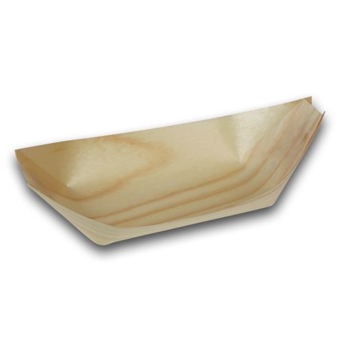 Naturesse fenyőfa hajó (22,0 x 11,5 x 2,5 cm; 320 ml)100db/csomag 1000db/karton