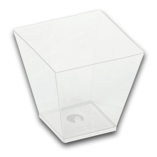 Naturesse PLA desszertes pohár (7,2 x 7,2 x 7,2 cm; 220 ml) 50db/csomag 400db/karton