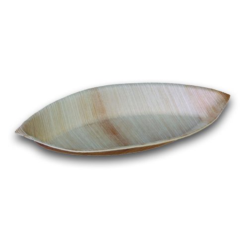 Naturesse pálmalevél levél formájú tányér (23,0 x 12,0 x 2,3 cm; 1-részes) 25db/csomag 200db/karton