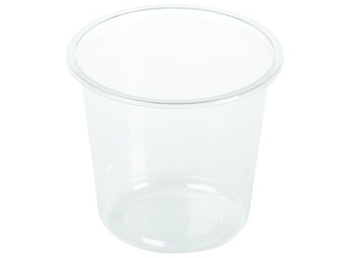 Salátás tál, PLA, 750 ml (12,1 x 11,0 cm), átlátszó - Naturesse - kifutó termék *19498
