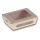 Naturesse bambusz elviteles doboz PLA bevonattal, rögzített fedéllel és PLA ablakkal (16,0 x 12,0 x 5,0 cm; 800 ml) 50db/csomag 200db/karton