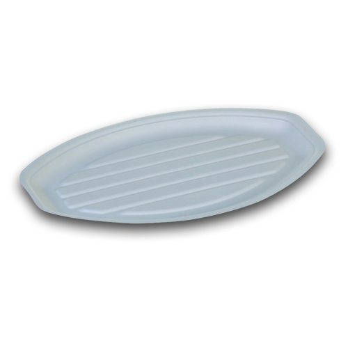 Naturesse cukornádrost ovális tál, fehér (ø 43,0 x 28,0 cm) 50db/csomag 200db/karton