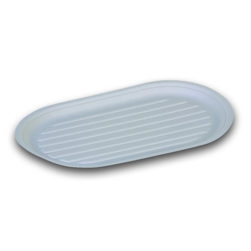 Naturesse cukornádrost ovális tál, fehér (ø 55,0 x 32,0 cm) 50db/csomag 200db/karton