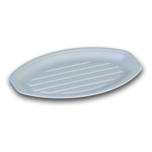 Naturesse cukornádrost ovális tál, fehér (ø 34,0 x 23,5 cm) 50db/csomag 200db/karton