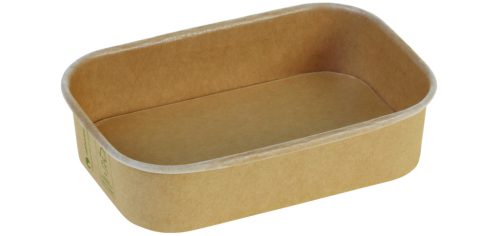 Papír svédtál, PLA bevonattal 500 ml (173x120x40mm) - Naturesse *22140