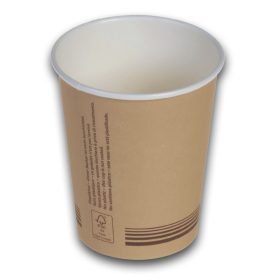   Naturesse papír bevonat nélküli kávéspohár, barna (ø 8,0 cm; 200 ml) 50db/csomag 1000db/karton