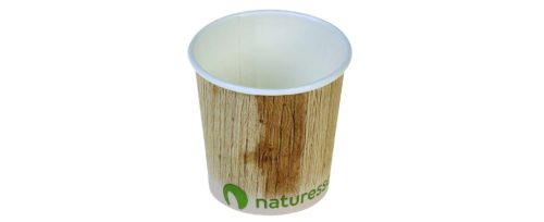 Papírpohár 1 dl  műanyagmentes, pálmalevél mintás - Naturesse *23731