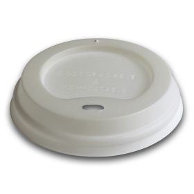   Naturesse CPLA pohárfedél, fehér (ø 8,0 cm)  50db/csomag 1000db/karton