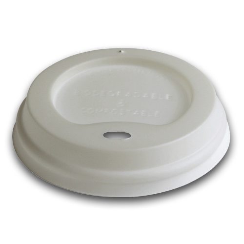Naturesse CPLA pohárfedél, fehér (ø 8,0 cm)  50db/csomag 1000db/karton