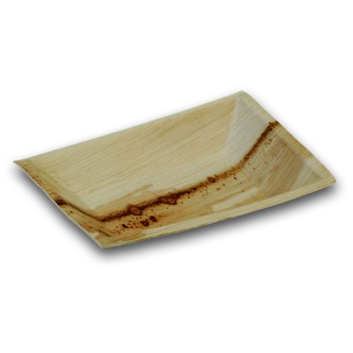 Naturesse pálmalevél téglalap alakú tányér (17,0 x 12,0 x 2,5 cm) 25db/csomag 200db/karton