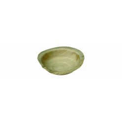   Pálmalevél szószos tál (12,0 x 2,5 cm; 150 ml; peremmel) - Naturesse - kifutó termék *5029