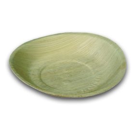   Naturesse pálmalevél kerek tál (ø 20,0 x 3,5 cm; 400 ml) 25db/csomag 100db/karton