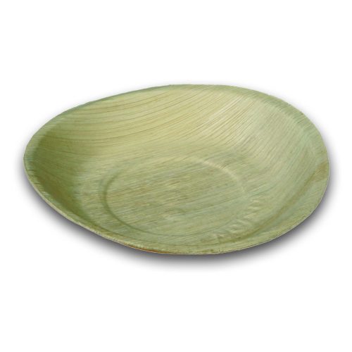 Naturesse pálmalevél kerek tál (ø 20,0 x 3,5 cm; 400 ml) 25db/csomag 100db/karton