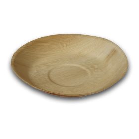   Naturesse pálmalevél kerek tányér (ø 22,0 x 3,0 cm; peremmel) 25db/csomag 100db/karton