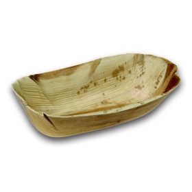   Naturesse pálmalevél ovális tál (22,0 x 12,5 x 6,0 cm; 740 ml) 20db/csomag 100db/karton