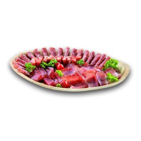   Naturesse pálmalevél tál (41,5 x 27,5 x 2,5 cm; L - nagy) 25db/csomag 100db/karton