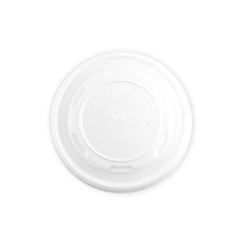 Tető CPLA, fehér (90mm)(50db/cs - 1000db/karton) - Vegware *VLID90S